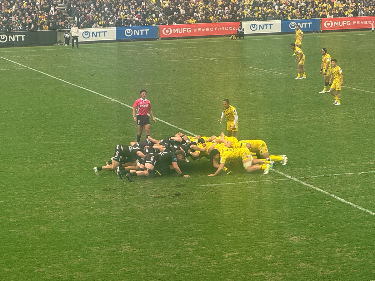 Black Rams東京の試合観戦の様子