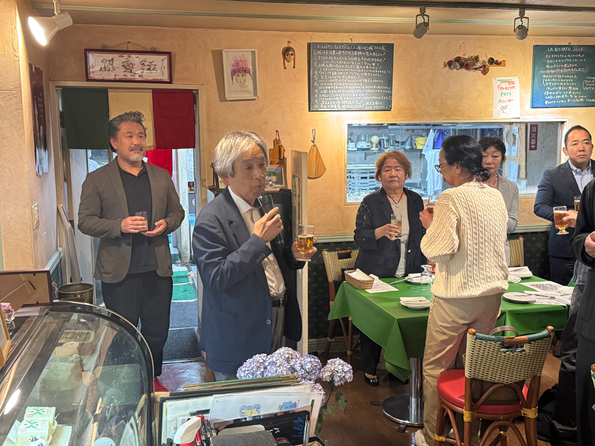 玉川法人会副会長による乾杯のご挨拶